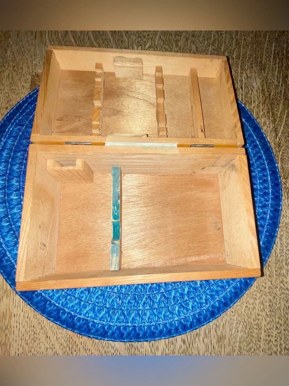 Vintage LEFCO Student Microscope with Original Wooden Case